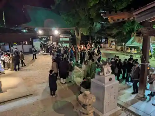 三津厳島神社の初詣