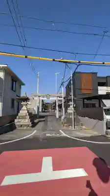 八幡社(石清水八幡宮)の鳥居