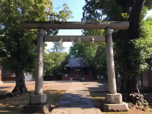 中町天祖神社の鳥居