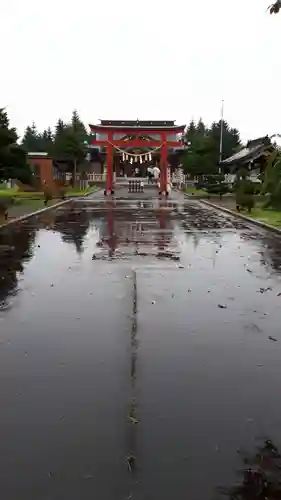 美瑛神社の鳥居