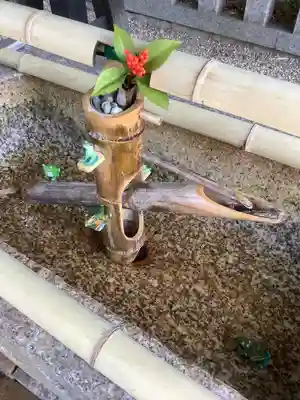 富部神社の手水舎