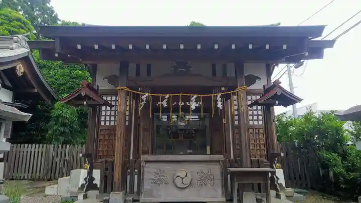 阿豆佐味天神社 立川水天宮の本殿・本堂