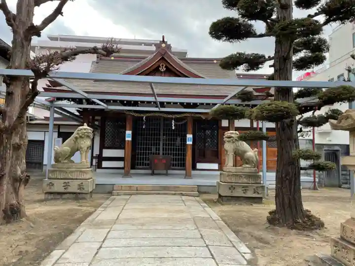 みなと八幡神社の本殿・本堂