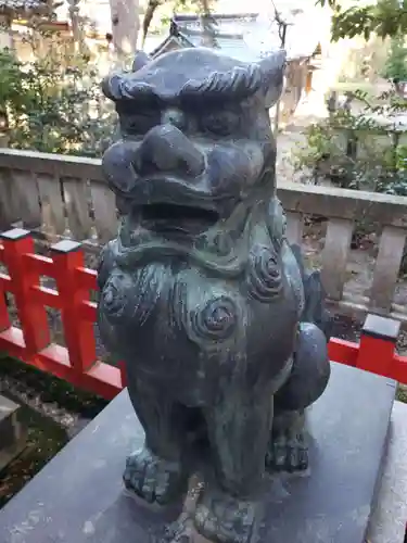 大伴神社の狛犬