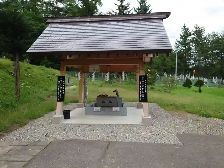 札内神社の手水舎