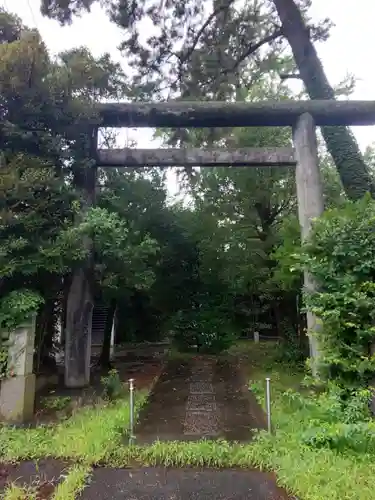 忍　諏訪神社・東照宮　の鳥居