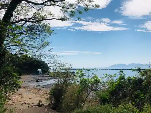 港神社の景色