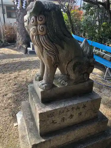 徳庵神社の狛犬