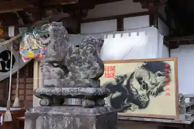 鏡石鹿嶋神社 ＊安産・開運・勝利の神さま＊の狛犬