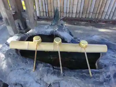 孝道山の手水舎