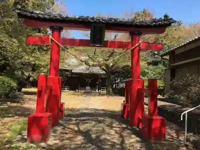 倭文神社の鳥居