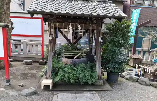 矢先稲荷神社の手水舎