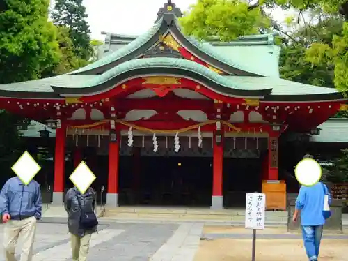 越ヶ谷久伊豆神社の本殿