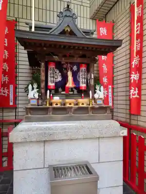 朝日稲荷神社の本殿・本堂