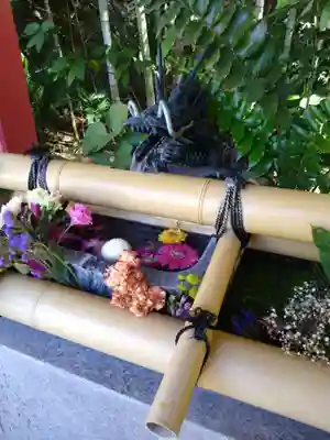 北岡神社の手水舎