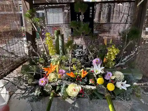 國魂神社の手水