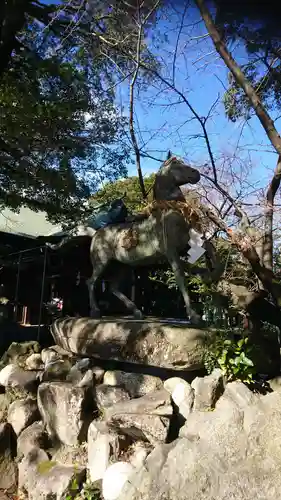 萱津神社の狛犬