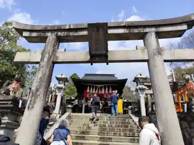 伏見稲荷大社一ノ峰(上之社神蹟•末廣大神)の鳥居