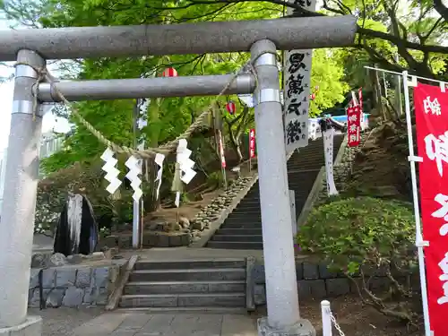 温泉神社〜いわき湯本温泉〜の鳥居