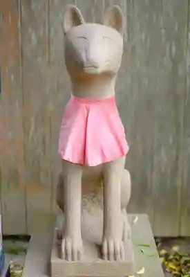 松江城山稲荷神社の狛犬