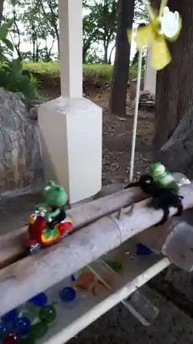 星置神社の手水舎