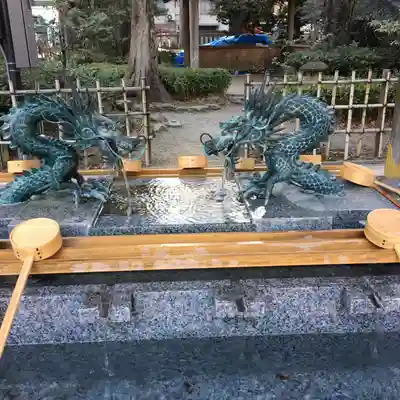 大國魂神社の手水舎