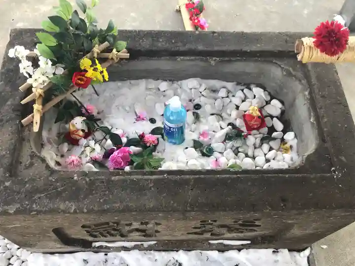 北広島市総鎮守 廣島神社の手水舎