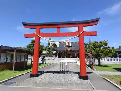 美瑛神社の鳥居