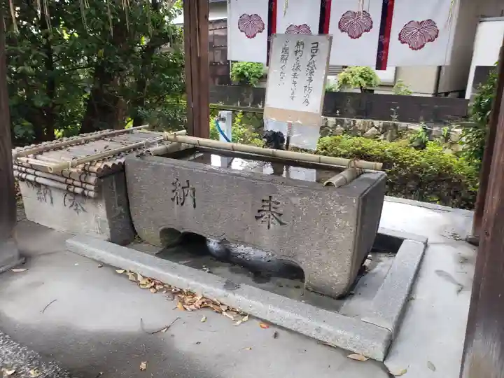 伊砂砂神社の手水舎