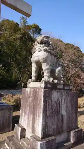 茨城縣護國神社の狛犬