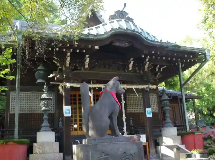 三囲神社の狛犬