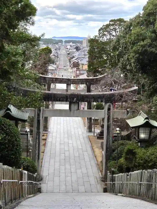 宮地嶽神社の鳥居