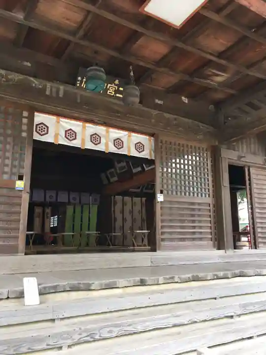 下総国三山 二宮神社の本殿・本堂