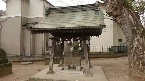 青渭神社の手水舎