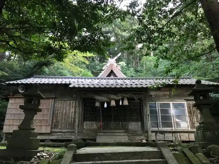 高田神社の本殿・本堂