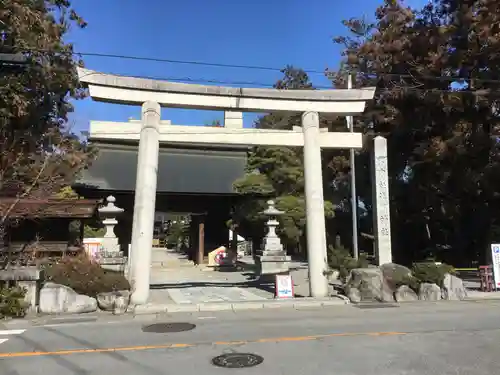 甲斐國一宮 浅間神社の鳥居