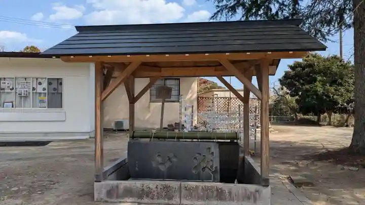 子鍬倉神社の手水舎