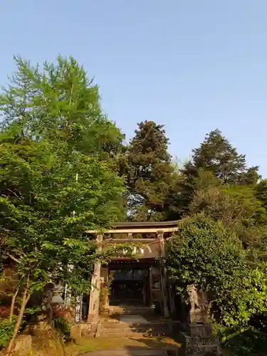 倭文神社の鳥居