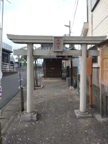 湊水神宮の鳥居