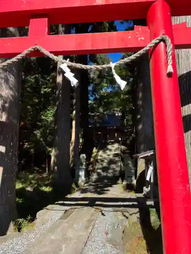 須山浅間神社の鳥居