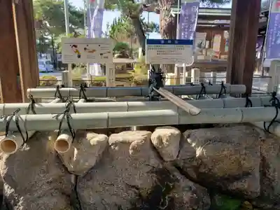 建部大社の手水舎