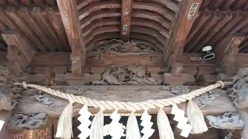 白旗神社の芸術