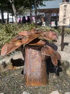 櫻木神社の手水舎