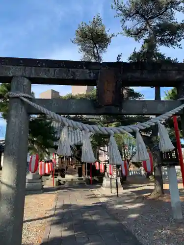 前橋神明宮の鳥居