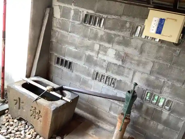 大杉大神の手水舎