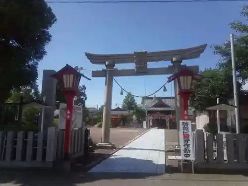 總社 和田八幡宮の鳥居