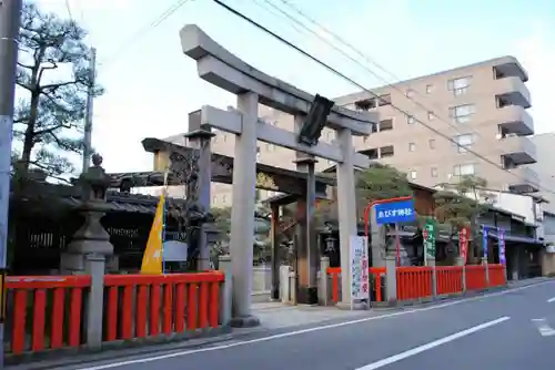 京都ゑびす神社の鳥居