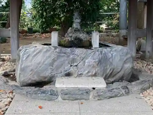 所澤神明社の手水