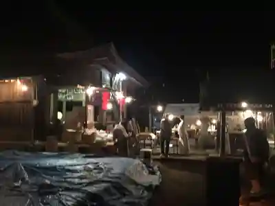 豊由氣神社　の初詣