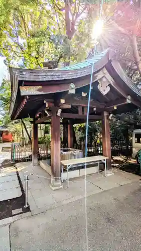 渋谷氷川神社の手水舎